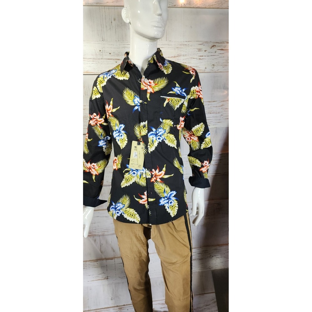 Floral  Alexander Julian Mens Large Long Sleeve Floral @31